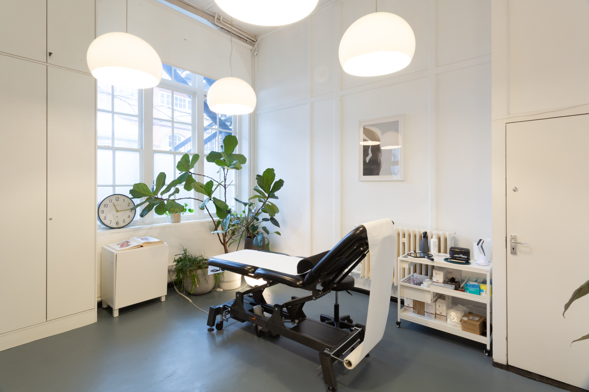 Marco's well-lit, airy studio in Shoreditch, London